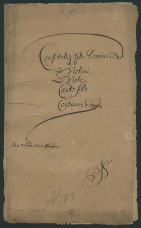 Confitebor - Mus.2150-E-511 : S, strings, bc; ThoZ 2