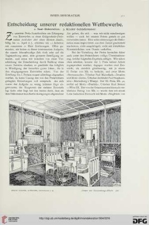 Entscheidung unserer redaktionellen Wettbewerbe, [1]
