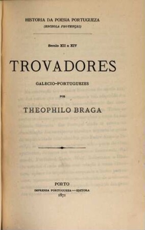 Historia da litteratura portugueza : [Tomos 14 in 7 Voll.], 4