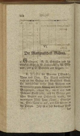 VI. Die Markgrafschaft Mähren.