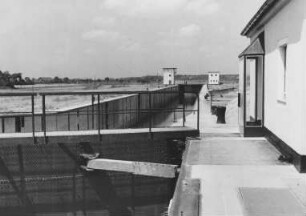 Bau der Schleuse Langwedel/Weser