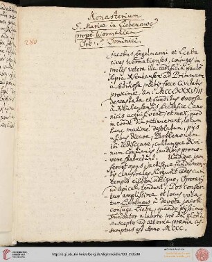 Monasterium S. Mariae in Liebenawe prope Wormatiam Ord. S. Dominici