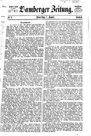 Bamberger Zeitung. 1864,1/6