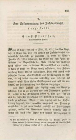 163-180 Der Zusammenhang des Jakobusbriefes