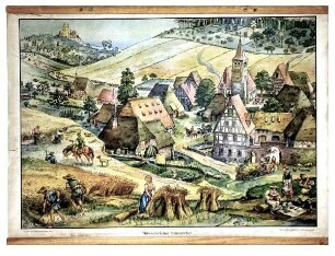 Mittelalterliches Bauernleben