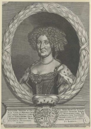Bildnis der Maria Hedwig Saxoniae
