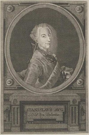 Bildnis von Stanislavs Avgvst, König von Polen