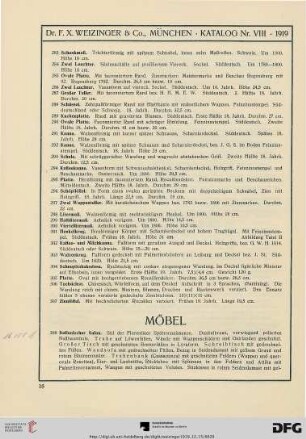 Möbel (Nr. 308-368)