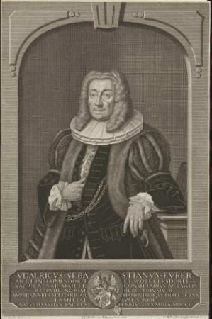 Ulrich Sebastian Fürer, Triumvir; geb. 26. Januar 1665; gest. 20. Mai 1750
