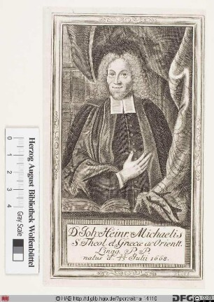 Bildnis Johann Heinrich Michaelis