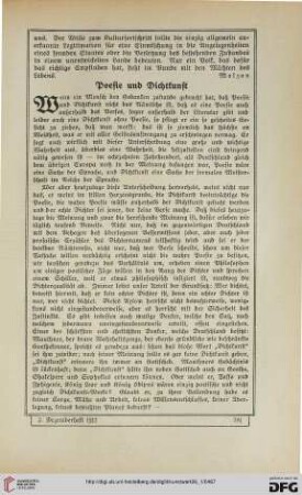 Poesie und Dichtkunst