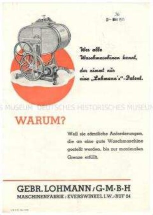 Elektrische Waschmaschinen