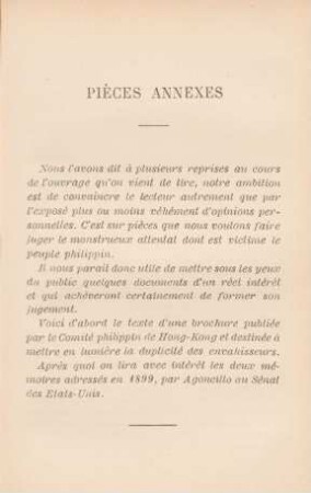 Pièces annexes