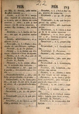Diccionario geral da lingoa Portugueza de Algibeira. 2,2