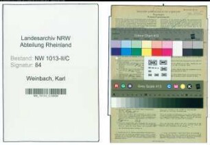 Entnazifizierung Karl Weinbach , geb. 06.09.1904 (Dachdecker)