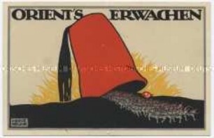 Postkarte zum Osmanischen Reich im Ersten Weltkrieg