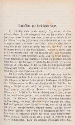 151-162 Rundschau zur kirchlichen Lage