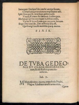 De Tuba Gedeonis Et Clade Midianitarum ...