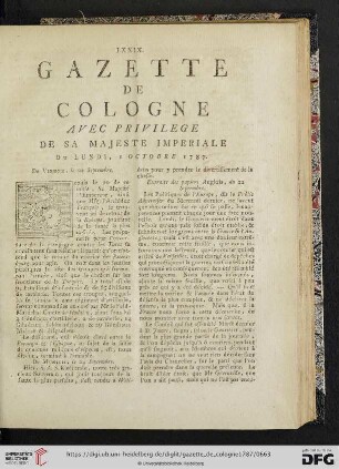 Octobre (LXXIX - LXXXVII)
