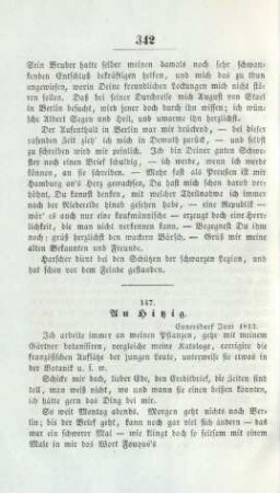 147. An Hitzig