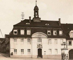 Strehla. Rathaus (1751). Eingangsfront