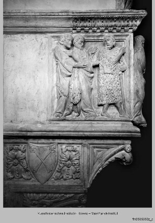 Grabmal des Patriarchen Gastone della Torre : Reliefs der Schauseite