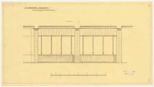 Warenhaus Wertheim, Leipziger Straße, Berlin 3. Bauabschnitt: Wandansichten im Erfrischungsraum