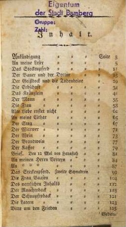 Grübels Gedichte in Nürnberger Mundart, 1