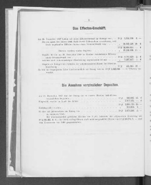 Das Effecten-Geschäft.