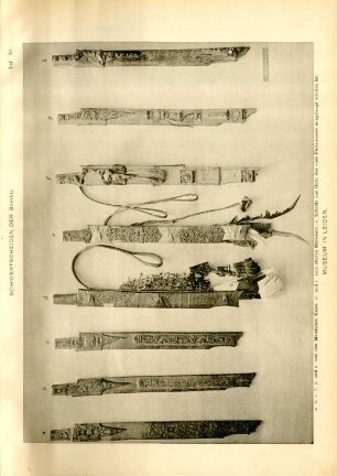 Taf. 30. Schwerter der Bahau. Museum in Leiden