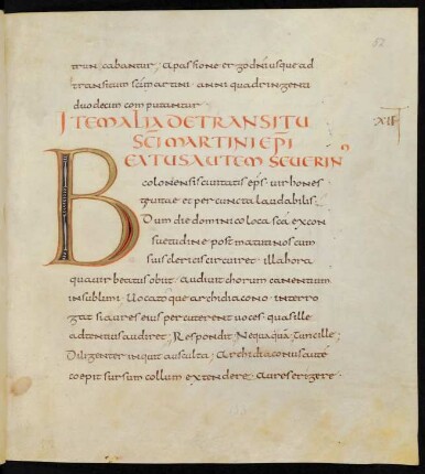 De virtutibus sancti Martini libri IV (Auszug, I 4: De transitu sancti Martini)