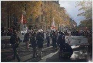 Seifenblasen - Attac-Aktionstag gegen Steueroasen in Luxemburg