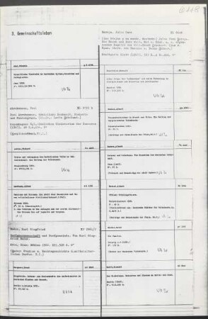 3. Gemeinschaftsleben