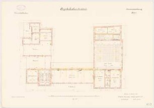 Universität Breslau Physikalisches Institut: Grundriss 2. Obergeschoss 1:100