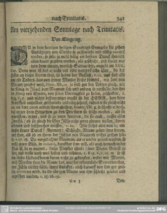 Am vierzehenden Sonntage nach Trinitatis