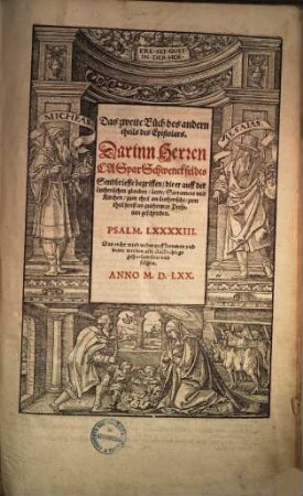 Epistolar, des Edlen von Gott hochbegnadet[e]n ... Caspar Schwenckfelds von Ossing ... : christliche leerhaffte Sendbrieffe und Schrifften ... mit fleiß und trewe auß seinen protocollen, oder nachverlassenen Originalschrifften zusammen gebracht, 2,2