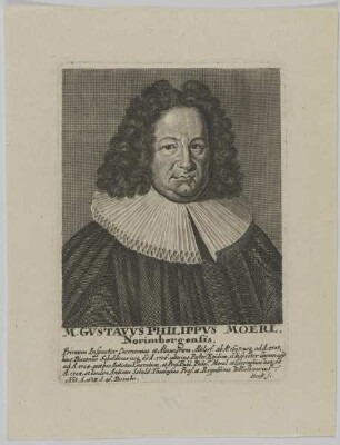 Bildnis des Gustavvs Philippvs Moerl