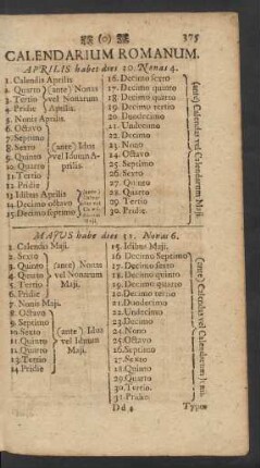 Calendarium Romanum