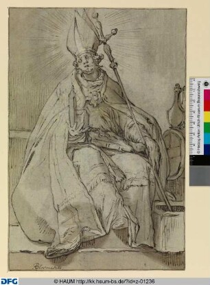 Der Heilige Willibrord, Bischof von Utrecht