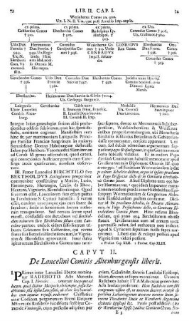 Capvt II. De Lancelini Comitis Altenburgensis liberis.