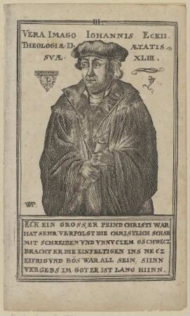 Bildnis des Iohannes Eckius