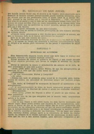 Capítulo V - Marchar de acuerdo