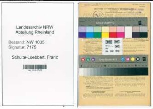 Entnazifizierung Franz Schulte-Loebbert , geb. 01.11.1903 (Architekt)