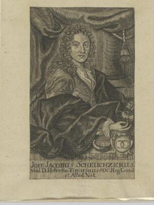 Bildnis des Johannes Jacobus Scheuchzerus