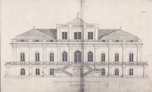 Luisenthal Schlößchen bei Zweibrücken. Nach Martin Neumann, 1837