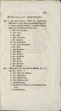 Erklärung der Kupfertafel.