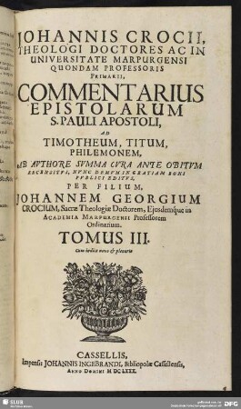 3: Ad Timotheum, Titum, Philemonem