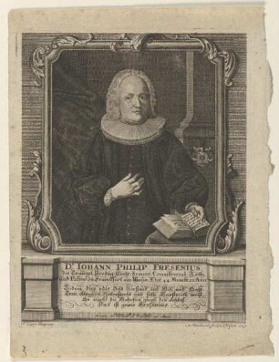 Bildnis des Iohann Philip Fresenius