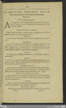 Sequuntur Paucula Dicta sapientum, quae ad rem quam maxime faciunt
