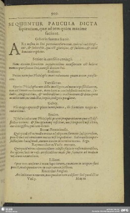 Sequuntur Paucula Dicta sapientum, quae ad rem quam maxime faciunt